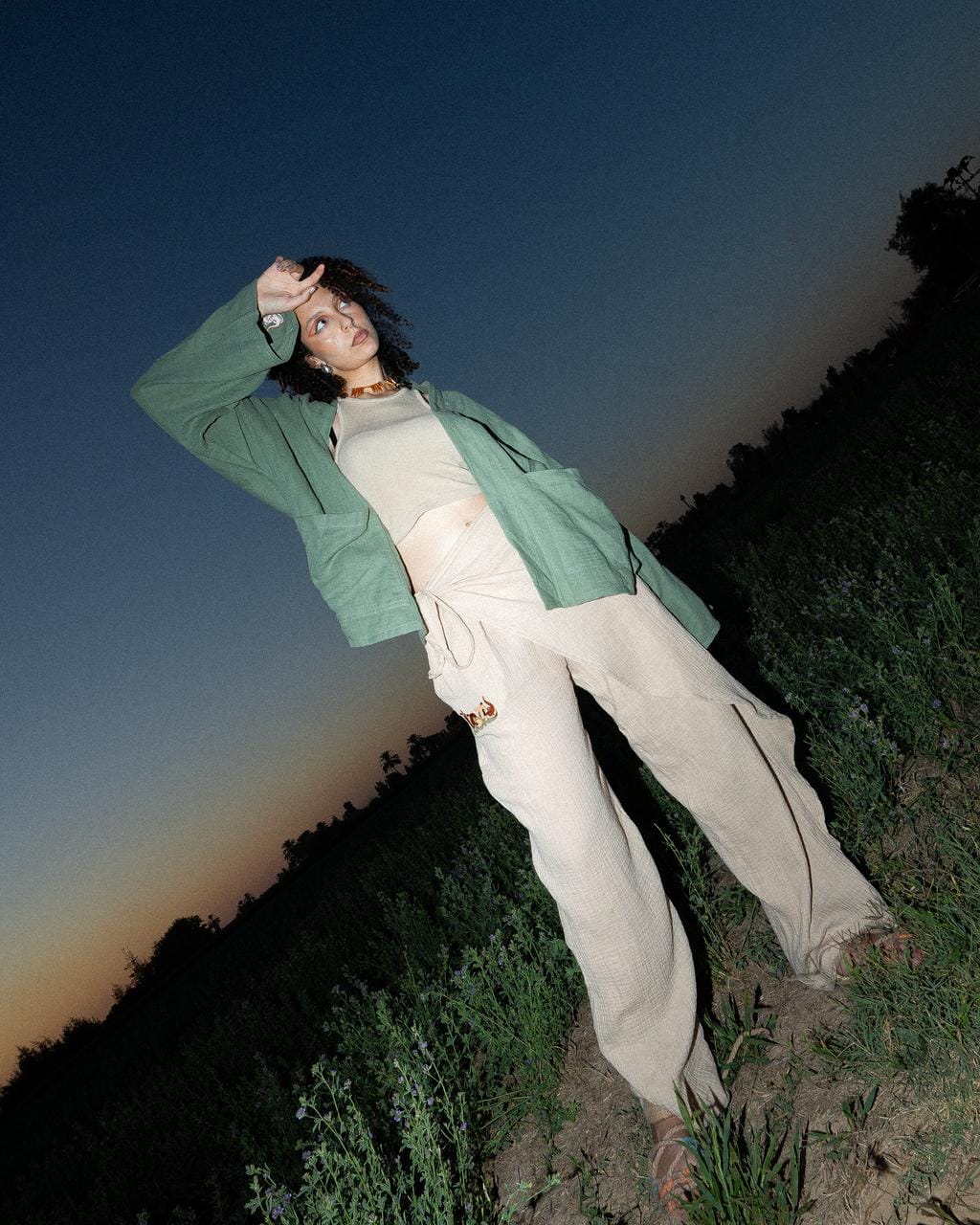 MUSHU SET DESERT DRAPE PANTS